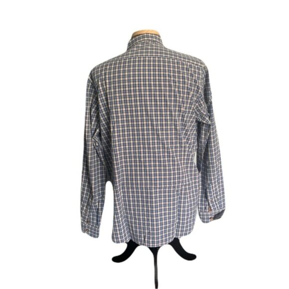 Ted Baker 5 M Mult Color Plaid Long Sleeve Button Front Shirt - Picture 3 of 4